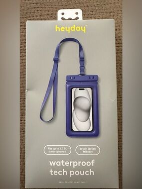 heyday Waterproof Phone Pouch - Violet Strap
